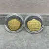 Shenzhen Shuibei Mismo Estilo Oro Puro 999 Tesoro de la Fortuna Aleación Gato de la Suerte Adhesivo Dorado para Teléfono Móvil para Atraer Riqueza Tienda de Oro