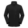 Jaqueta Softshell para Uso Externo para Homens e Mulheres, Jaqueta Quente de Cor Sólida com Forro de Fleece para Outono e Inverno, Roupa de Exterior em Fleece, Personalizável com Texto Impresso e Logotipo Bordado