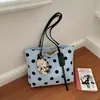 Bolso de Tote Nuevo de Lunares 2026 para Mujer, Gran Capacidad, Para el Trabajo, Bolso de Hombro Único, Alta Apariencia, Personalidad, Bolso de Mano de Moda Diaria