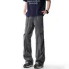 Pantalones Deportivos Largos de Secado Rápido para Exteriores Primavera Verano Hombres Cordón Plisados Finos Senderismo Pantalones Paracaidistas Marca de Moda Pierna Ancha Hombres Mujeres