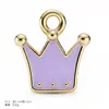 Serie morada de Amazon accesorios para joyería DIY colgante pulsera collar collar para mascotas accesorios para mochila colgante al por mayor