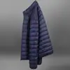 Nueva Chaqueta Ligera de Plumas para Hombre 2024, Abrigo Cálido Corto de Invierno, Plumón de Pato, Moda Tendencia Nacional, Estilo Corto Ligero
