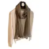 Bufanda de Textura Arrugada Estilo Coreano para Mujer, Chal Delgado de Punto para Primavera y Otoño, Atmósfera de Alta Gama, Bufanda de Seda para Vestir en Capas