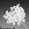Ventas Directas de Fabricantes de Comercio Exterior: Flores Artificiales Blancas, Flores Falsas Estilo Bosque, Materiales Florales para Bodas, Flores para Decoración de Salón de Bodas
