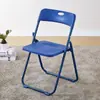 Sillas plegables, aptas para uso en interiores y exteriores, almacenamiento, apartamento pequeño, mesa y sillas de comedor sencillas, taburetes portátiles, sillas para ordenador de entrenamiento