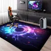 Alfombra de Sala de Estar 3D Tridimensional Transfronteriza Alfombrilla Decorativa Silenciosa para Sala de Juegos de E-Sports Alfombrilla de Piso Antideslizante de Silicona Venta al por Mayor