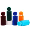 Frasco de Perfume Aveludado, Frasco Spray Recarregável, Tampa de Liga de Zinco e Vidro, Frasco de Perfume de Vidro, Frasco de Encaixe, Tampa de Perfume Aveludada