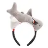 Diadema de Personaje de Dibujo Animado Japonés y Coreano, Alien de Tres Ojos, Tiburón, Cabeza de Dinosaurio, Pinza para el Cabello para Lavarse la Cara, Estilo de Diadema Original y Lindo