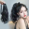 Peruca de Rabo de Cavalo Duplo para Mulheres, Cabelo Longo Cacheado, Estilo Presilha de Garra, Tranças Afro, Estilo Curto, Tranças para Amarrar, Tranças Afro Castanho-Pretas