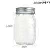 Tarro de Cristal Sellado Tipo Mason para Amazon Transfronterizo Tarro para Té Tarro de Almacenamiento Tarro para Snacks Mermelada Botella para Ensalada de Frutas