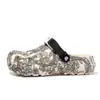 Sandalias Casuales Crocs para Hombre de Talla Grande Transfronterizas Nuevo Verano Ropa de Exterior Suela Gruesa Antideslizantes de Doble Uso Sandalias de Playa