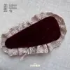 Pinza para el pelo de lunares de piel blanca y negra Estilo coreano Simple Versátil Pasador Pinza lateral Accesorio para el cabello