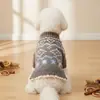 Nueva ropa de otoño e invierno para mascotas, suéteres de punto bohemios para gatos y perros, ropa para perros pequeños y medianos, venta al por mayor transfronteriza