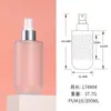Xumin Spot Botella Spray Blanca Hombro Plano Fondo Redondo 200ml Botella Spray para Loción Mate Empaque Transparente para Productos de Cuidado de la Piel