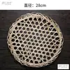 Esterilla de malla tejida de bambú para evitar que se pegue al fondo de la olla, lámina hexagonal de bambú para evitar que se queme, malla de bambú para estofar pescado, rejilla de bambú