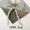 Corea del Sur Accesorios de Flor para Zapatos Borla Distintiva Perla Lazo Colgante Hebilla de Zapato Hecha a Mano DIY Accesorios Colgantes para Bolsos