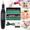 Set de Máquina Pulidora de Uñas Transfronteriza Portátil Eléctrica para Remover Uñas Herramienta Pulidora de Uñas Cabezal Pulidor de Cerámica para Remover Piel Muerta