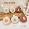 Bonito Folding Air Comb Massagem Pente Espelho Integrado Crianças Portátil Mini Air Cushion Comb Meninas Pente Pequeno