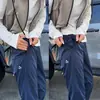 Pantalones y Chaqueta Softshell Suave de Invierno 2025 para Hombres y Mujeres, Pantalones Casuales con Forro de Polar y Logo Triangular, Pantalones Largos Rectos Ligeramente Cónicos Adelgazantes
