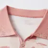 Suéter de punto otoñal de la abuela con cuello camisero, top elegante de manga larga, camiseta básica para mujeres de mediana edad y mayores, top camiseta para mamá