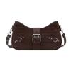 Bolsa Baguete Minimalista de Design de Nicho Tendência Moda 2025 Verão Nova Elegante Bolsa de Ombro Transversal Feminina