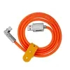 Cable de datos de aleación de zinc giratorio de 180 grados, líquido de carga súper rápida, adecuado para Android, Apple, Huawei, cable de carga rápida
