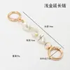 Bolso de Mano con Cadena de Perlas Barrocas de Moda Bolso Convertible para Hombro y Cruzado Cadena Versátil Cadena de Extensión DIY
