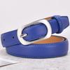 Processamento de fábrica novo cinto feminino couro moda simples fino cinto versátil estilo ins decorativo cinto para jeans