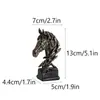 Figura de Caballo de Cabeza de Caballo Cuidadosamente Seleccionada Figura Transfronteriza de Arenisca Artesanía Tallada con la Proporción Áurea Adaptación Multiescena Silenciosa