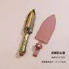 Cuchillo de Piedra Cruda Natural Adornos Obsidiana Ojo de Tigre Piedra Gema Pulida Modelo de Cuchillo sin Filo Atrezzo Fabricante Mayorista