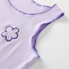 Conjunto de Colete Novo 2023 Roupas de Casa de Verão para Meninas Conjunto de Pijama Infantil de Manga Curta em Modal Conjunto de Duas Peças
