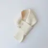 Qiunan Chapéu De Bebê Lenço De Duas Peças Inverno ins Estilo Coreano Moda Engrossado Conjunto Quente Cachecol Infantil