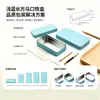 Fábrica Personalizada Lata Retangular Adesivos para Nail Art Caixa de Metal Caixa de Armazenamento para Pen Drive Armazenamento Logotipo Personalizado