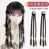 Coleta Trenzada de Boxeo para Mujer Coleta Trenzada para Mujer Banda para el Cabello Coleta Trenzada 'Hot Girl' Doble Coleta Accesorios para el Cabello