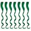 Extensões de Cabelo com Presilhas Coloridas, Tingimento Pendurado na Orelha, Permeável, Coloridas, Uma Presilha, Longas Lisas, Prontas para Envio, Perucas de Fibra Sintética de Alta Qualidade