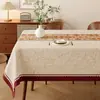 Mantel Estilo Retro Americano, Impermeable y a Prueba de Aceite, No Requiere Lavado, Nuevo Modelo 2025, Mantel para Mesa de Café de Lujo Ligero y Atmósfera de Alta Gama