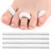 Tiras de Algodón para Dedos del Pie 8X150Mm Almohadillas de Algodón Absorbentes Desechables Suministros para Cuidado de Uñas Cuidado de Pies Separadores de Dedos de Manos y Pies