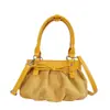 2026 Verano Nuevo Estilo Coreano Diseño de Nicho Simple Bolso de Hombro con Pliegues Bolso de Axila de Moda Diaria para el Trabajo de Mujer