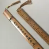 Regla de madera para sastre regla de sastre enseñanza hacer ropa regla de un pie regla de madera larga regla métrica enseñanza escritorio tradición
