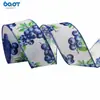 Fivela de Uva com Fio de Linho Fino Imitação Borda Fio Fita Guirlanda DIY Laço Embalagem de Presente Decoração de Festa Primavera e Verão