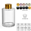 Botella Cilíndrica Transparente de 100 ml Botella Difusora de Vidrio para Aromaterapia Botella de Ratan Volátil para Perfume Aceite Esencial Botella de Aromaterapia sin Fuego