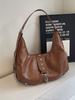 Bolso de Alta Gama para Mujer de Gran Capacidad 2026 Nuevo Verano Casual Moda Retro Hombro Cruzado Bolso Dumpling Tendencia