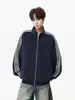 Cárdigan sudadera clásico de peso pesado estilo americano, unisex, colección otoño 2026, corte holgado, estilo para parejas, ropa exterior deportiva y casual