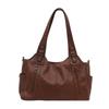 Grande Capacidade Retro Tote Bag 2025 Nova Moda Têxtil Commuter Bolsa Feminina Bolsa Crossbody Viagem de Curta Distância
