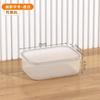 Caixa de Armazenamento Transparente Doméstica de Mesa Grande Capacidade Caixa de Armazenamento de Roupas Armazenamento de Brinquedos Plástico Grande Espessada Caixa de Armazenamento