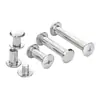 Fabricante de Fuente de Ferretería Jiliang Remache de Cabeza Plana de Acero Inoxidable 304 Tornillo de Bloqueo Remache de Libro Mayor M2M3M4