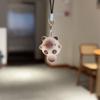 Pingente de gato siamês fofo para menina desenho animado estilo all-match chaveiro bolsa de gato pingente presente pingente