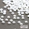 Nueva Perla Plana Uña Diamante Joyería Ao Blanco Amor Estrella Alienígena Perla Diamante DIY Decoración de Uñas Rojo Internet