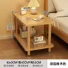 Mesita de noche para dormitorio de apartamento de alquiler, Gabinete de noche simple, Armario de almacenamiento de mesita de noche, Mesa auxiliar de madera para el hogar en la sala de estar, Mesa cuadrada pequeña