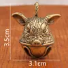 Latón Prajnaparamita Sutra del Corazón Montaña Wutai Campana Colgante de Seis Caracteres Llavero de Coche Colgante Accesorios de Joyería